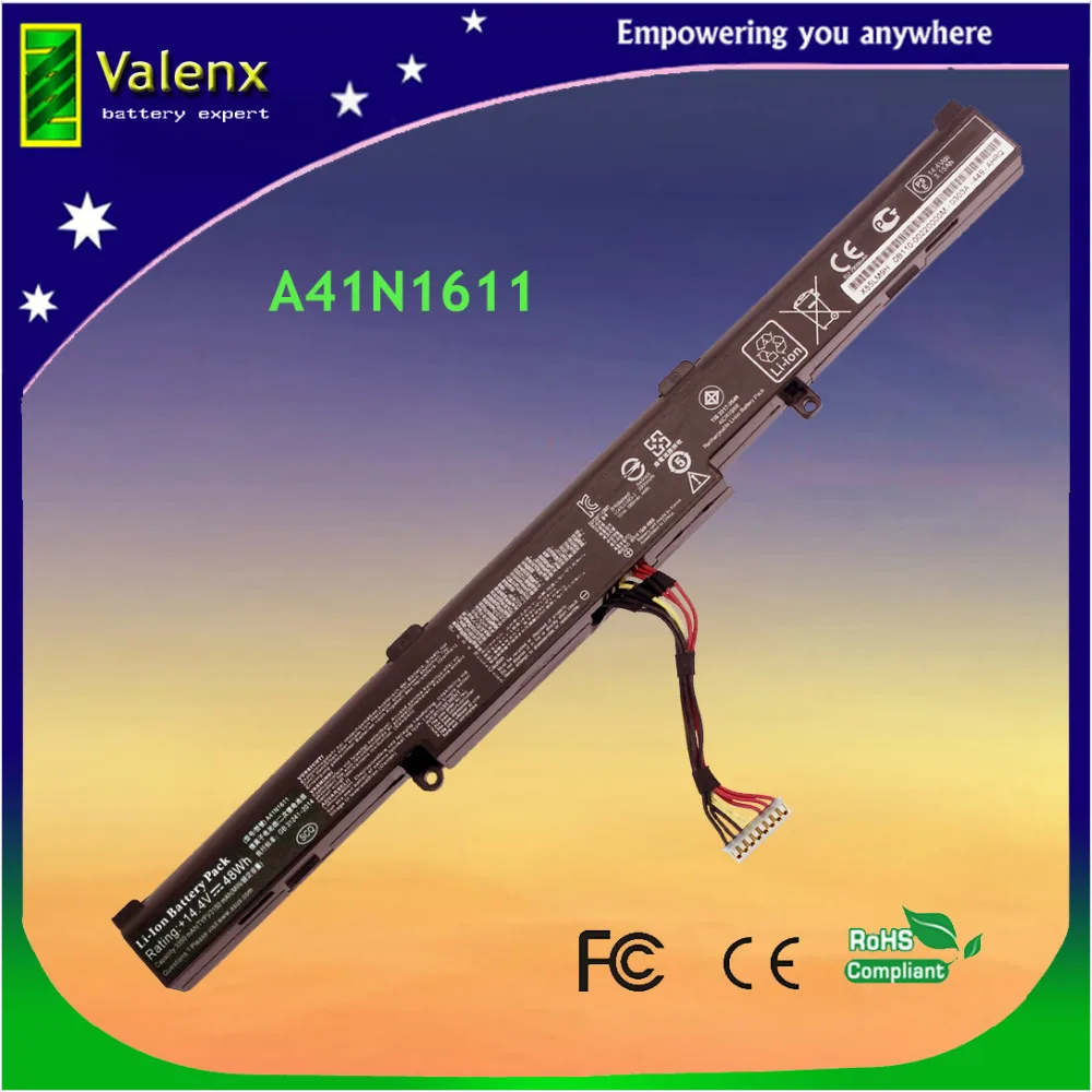 OEM A41N1611 Аккумулятор для ноутбука ASUS ROG GL553 GL553VD GL553VE GL553VW серии A41LK5H A41LP4Q 14 4 V