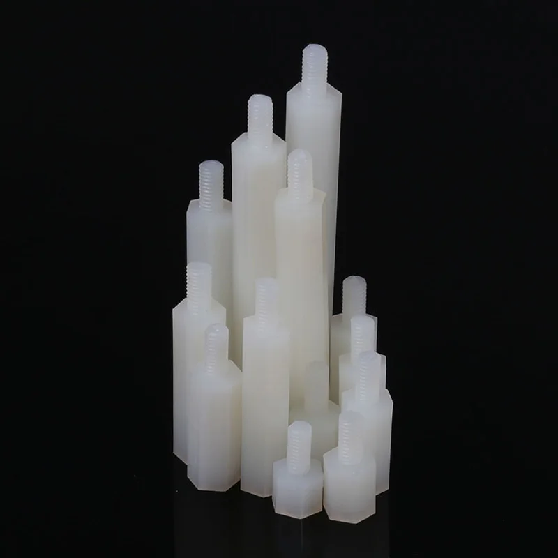 10PCS M2*5/6/8 .. 20 Шестигранная нейлоновая колонна/одноголовая Изолированная