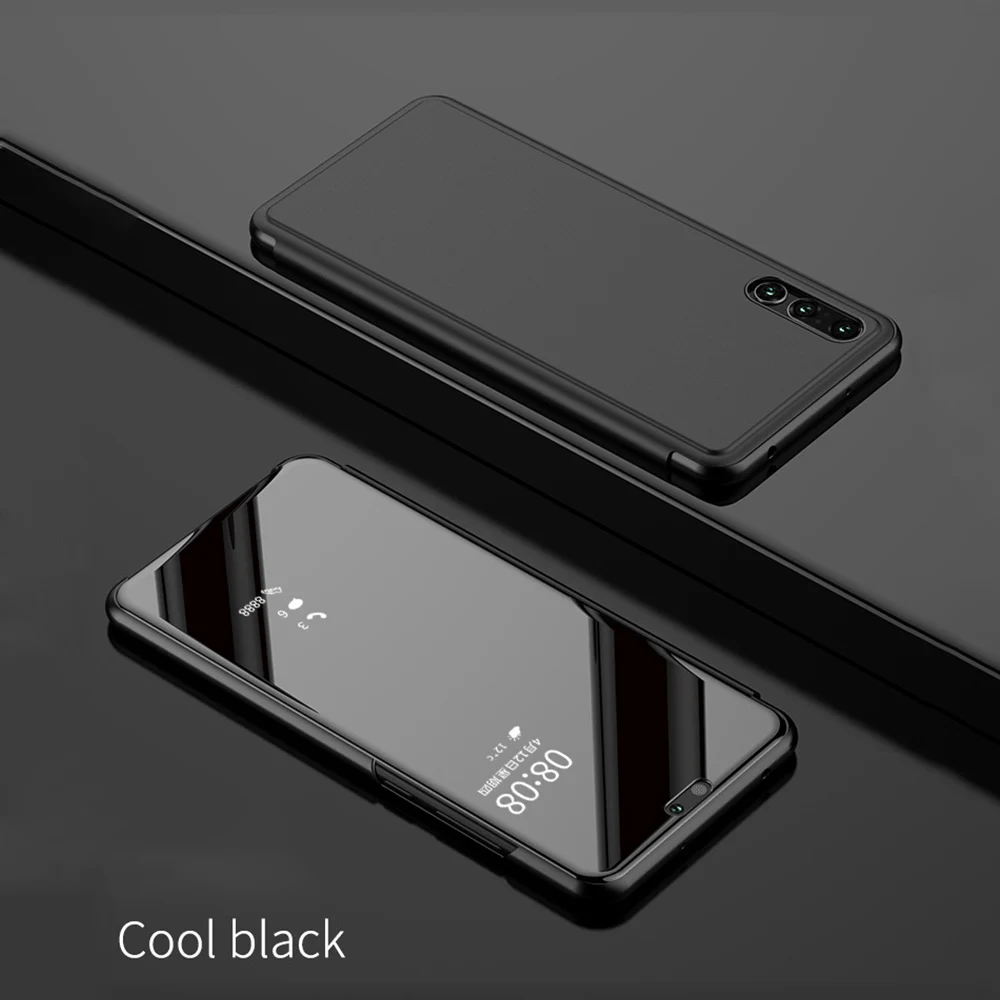 Прозрачный зеркальный чехол для телефона Samsung Galaxy S9 S8 S7 S6 Edge Plus Note 9 8 5 4 3 A3 A5 A7 J3 J5 J7