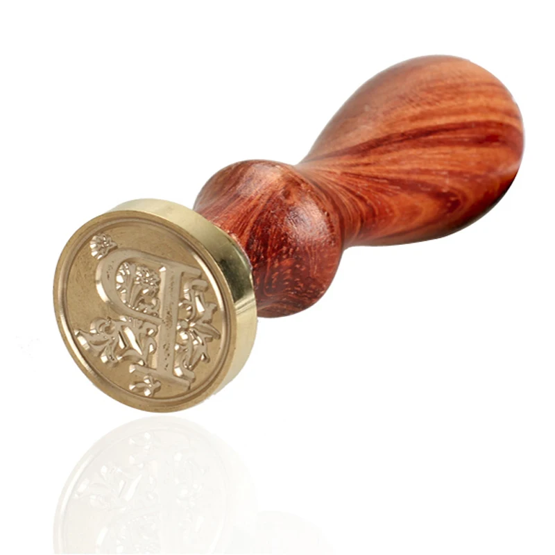 Алфавит буквы P восковая печать штамп Ретро деревянная воск классический