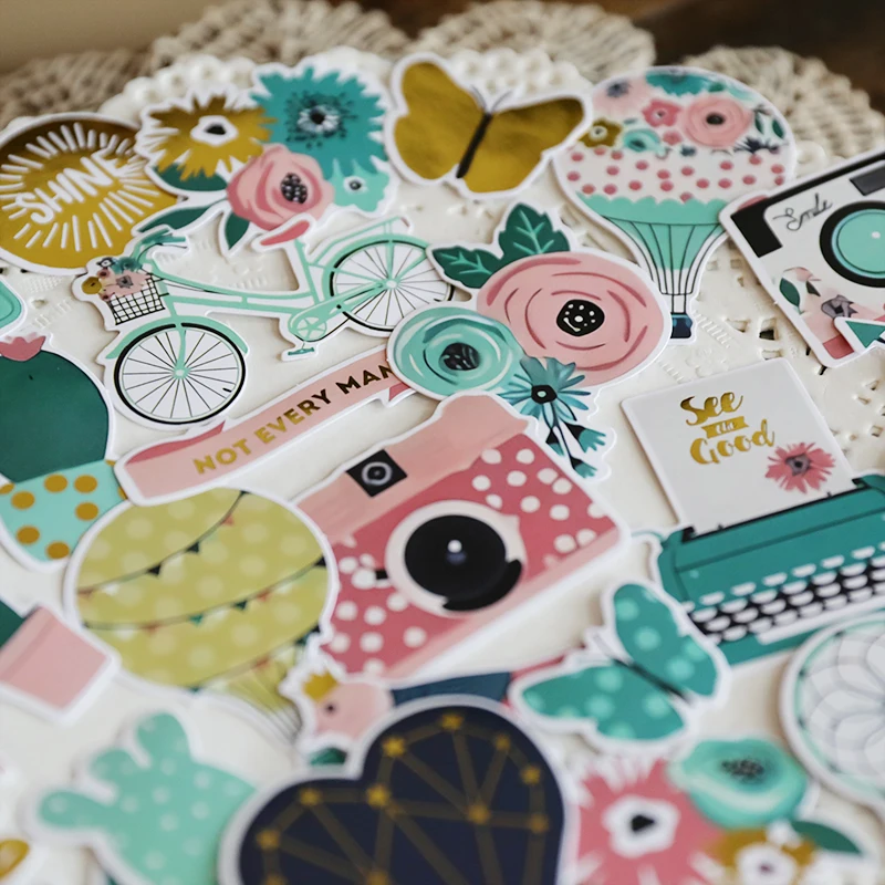 ZFPARTY 33 шт. Love Cardstock высечки бумажные наклейки для скрапбукинга Happy Planner создание