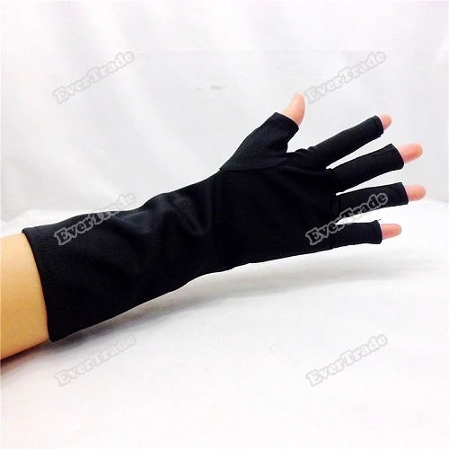 traderoom Special! UV case for PROTECTION Nail Art Gel Anti-ultraviolet Open-toed Gloves Exquisite! | Аксессуары для одежды