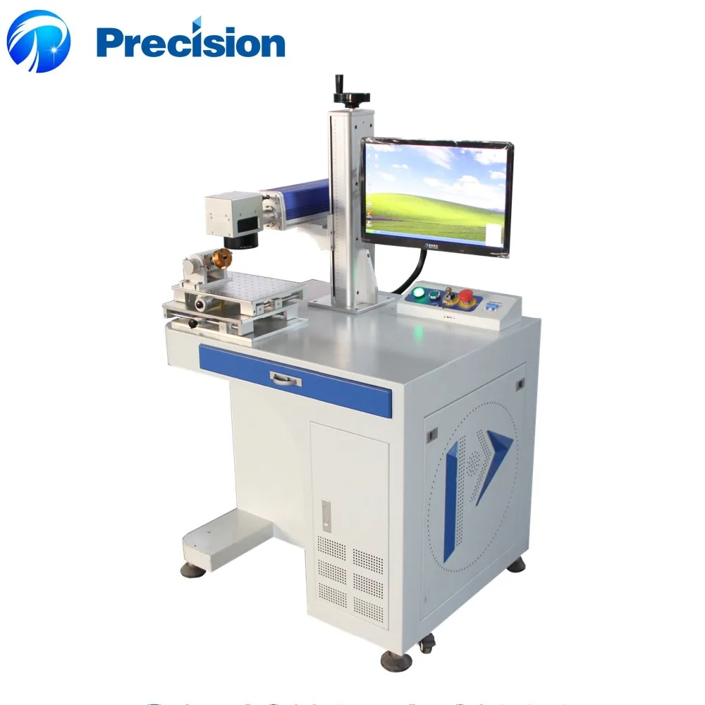 Портативная машина для маркировки Волоконным лазером 20 Вт светодиодной лампы IC |