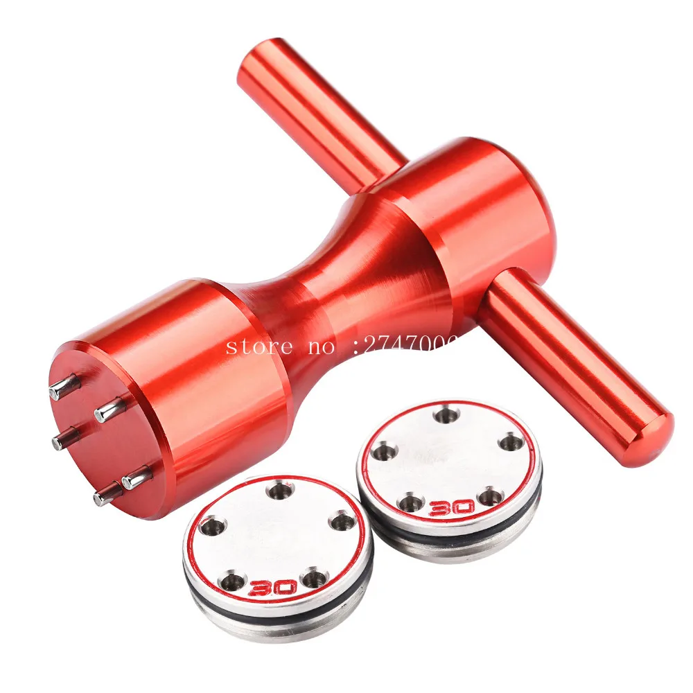 2 шт. красные ключи для гольфа и 1 | Спорт развлечения