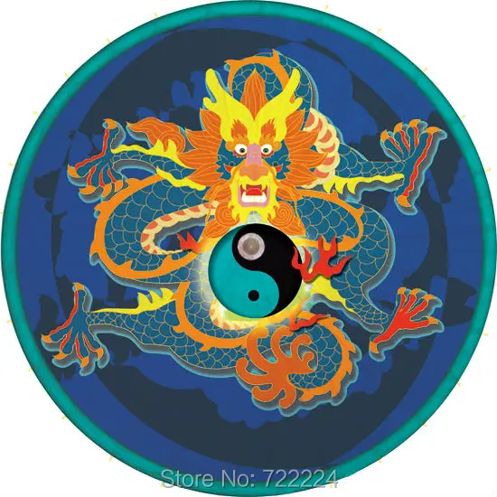 Китайский благоприятный тотемный Дракон диаметром 84 см традиционная ручная