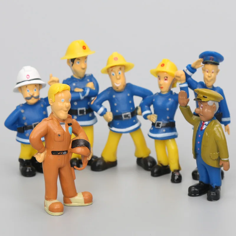 Экшн фигурки из мультфильма пожарный сам 2 5 6 см ПВХ 12 шт./компл.|kids gifts|figure toyaction figure
