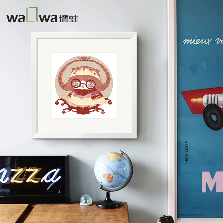 The wall frog wonderful country Lulu Современная Минималистичная рамка для детской комнаты