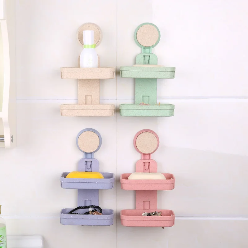 Творческий Новый материал пшеничной соломы двухслойный SoapBox ванная комната мыло