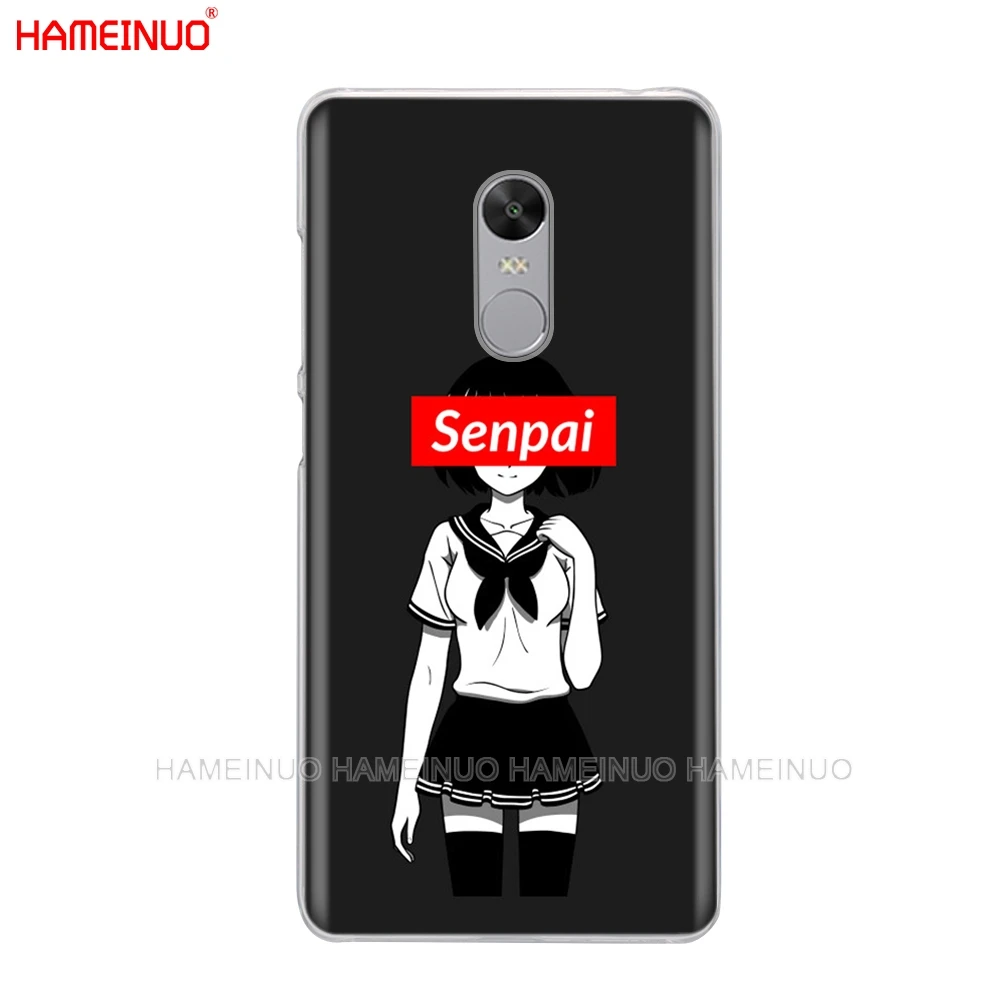 HAMEINUO Sugoi Senpai аниме waifu чехол для телефона для Xiaomi redmi 5 4 1s 2 3 3s pro PLUS redmi note 4 4X 4A 5A - Цвет: 43344