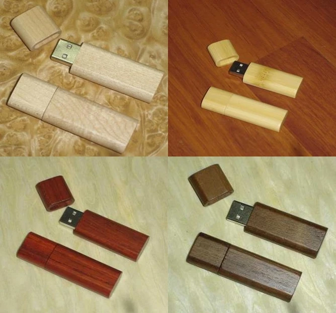 Деревянный USB флэш-накопитель 1 Гб 2 ГБ 4 8 16 32 64 (можно настроить логотип) |
