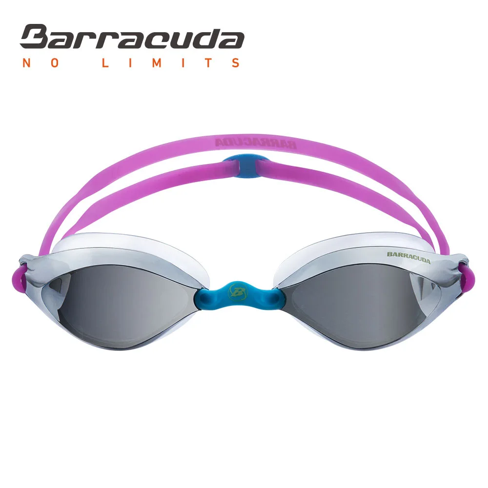 Barracuda плавательные очки Защита от ультрафиолета-блики водонепроницаемые очки для плавания для конкурентоспособного пловца#73010 очки - Цвет: silver