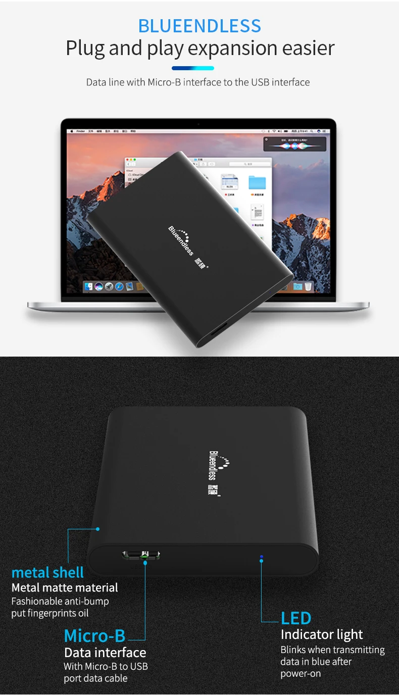 HDD внешний жесткий диск ТБ 2 ТБ 500GB жесткий диск Disco Duro HD Externo 1 ТБ 1 T HDD 2,5 2 ТБ, жесткий диск Портативный жесткий диск 1 to HDD