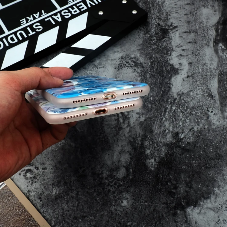 WULAWUKU модные красивые шарики Русалка масштаб 3D Мягкие TPU для iphone X 8 плюс 7 6 6s сзади