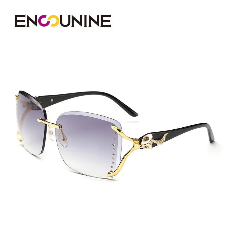 ENSUNINE брендовые элегантные дизайнерские большие с инкрустацией лисы большая