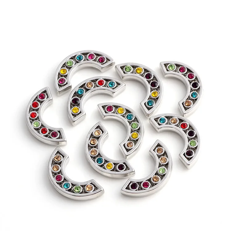 

20PCS/LOT DIY Floating Locket Charms Plates Crystal Charms For Glass Living Memory Locket