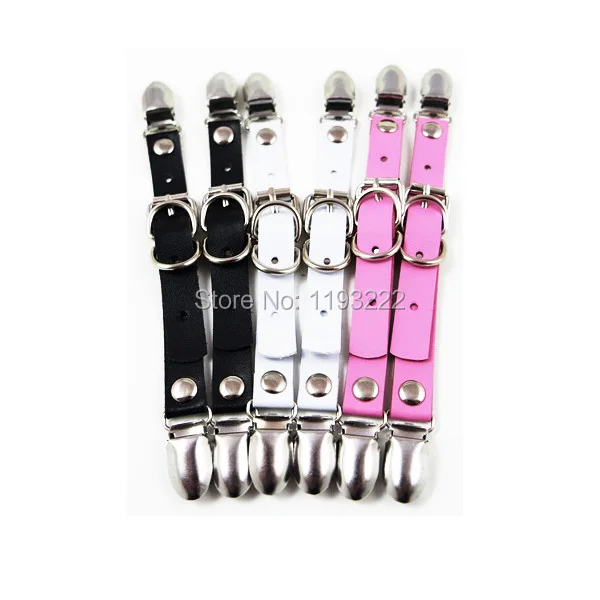 Кавайные кожаные подвязки ручной работы металлическая пряжка подвязка для пояса