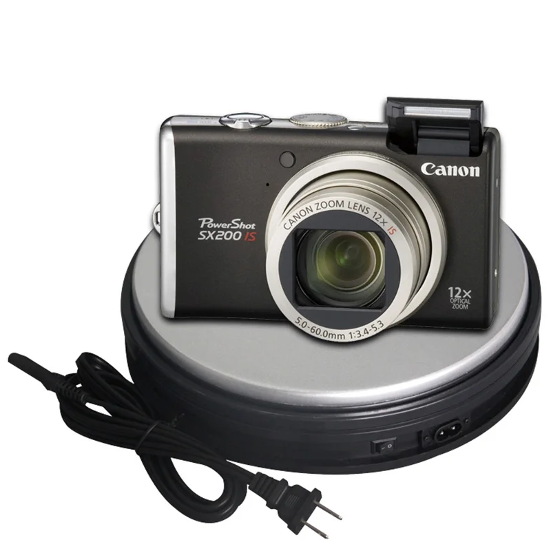 Поворотный стол для фотосъемки поворотный на 360 градусов 25 см автоматическая