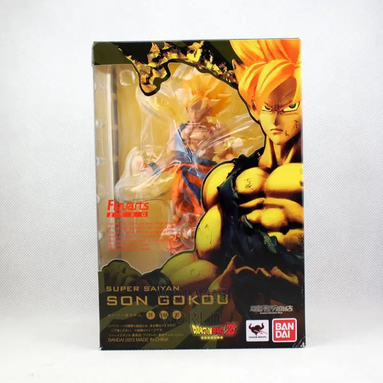 Dragon Ball Z Super Saiyan 17 см Сон Гоку гокоу в коробке ПВХ фигурка Коллекционная модель
