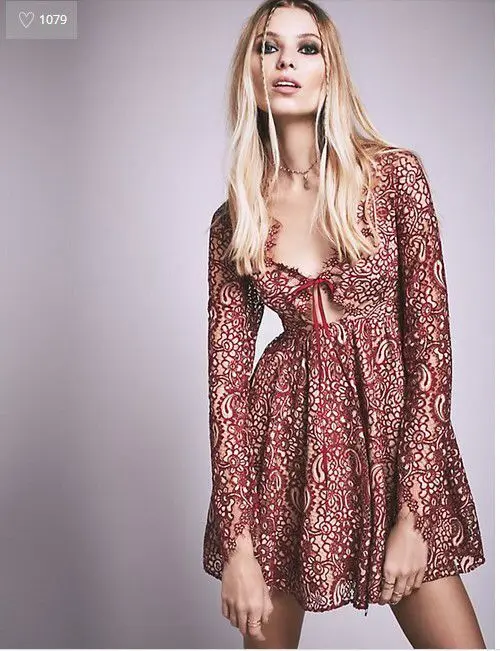 Женское милое шикарное цыганское панковское мини платье с глубоким v образным