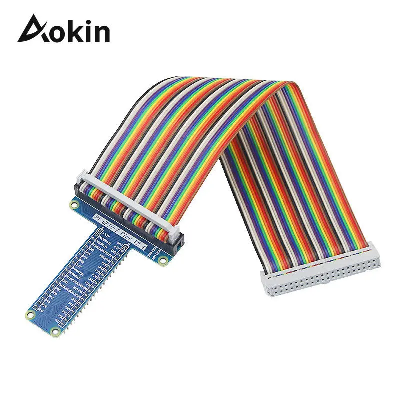 Плата расширения типа Gpio T с 40 контактным разъемом гнездо Радужный кабель для