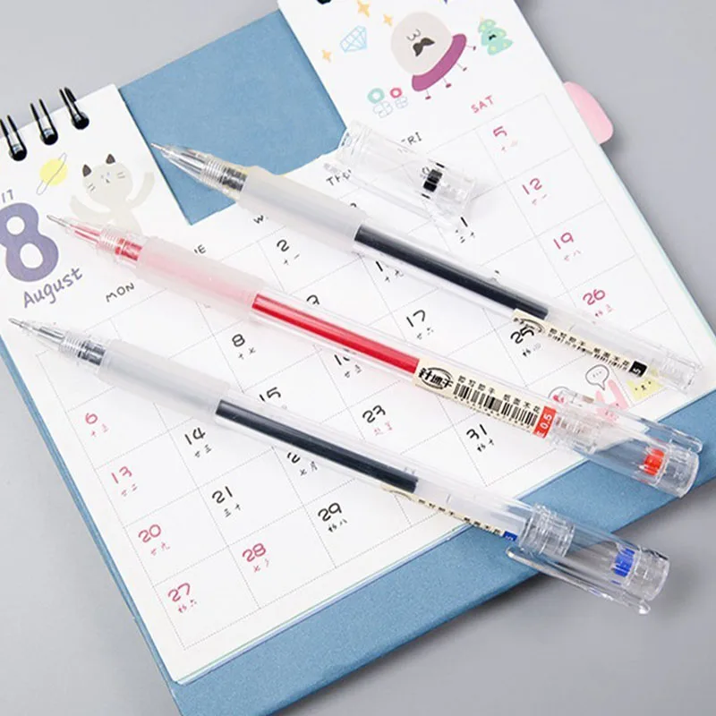 

3 PCS/lot Colored Gel Pens For Office Writing Drawing School Material Kawaii Stationery Store Supplies Colorful Pen 040189