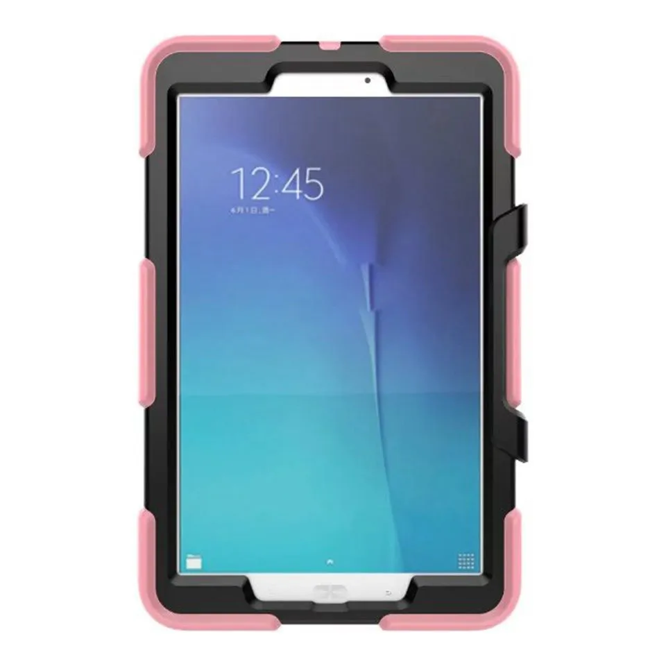 Сверхпрочный Гибридный Силиконовый чехол-накладка для samsung Galaxy Tab E T560 T561, 9,6 дюймов, чехол для планшета+ Бесплатный стилус