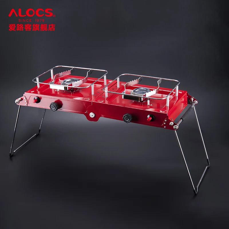 Alocs Портативная Складная газовая плита для кемпинга на открытом воздухе гриль | Отзывы и видеообзор