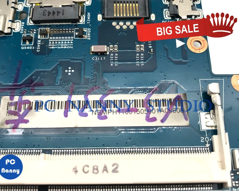 ПК Няня для ACER V3 331 Материнская плата ноутбука NBMPH11001 448.02B15.0011 3556u