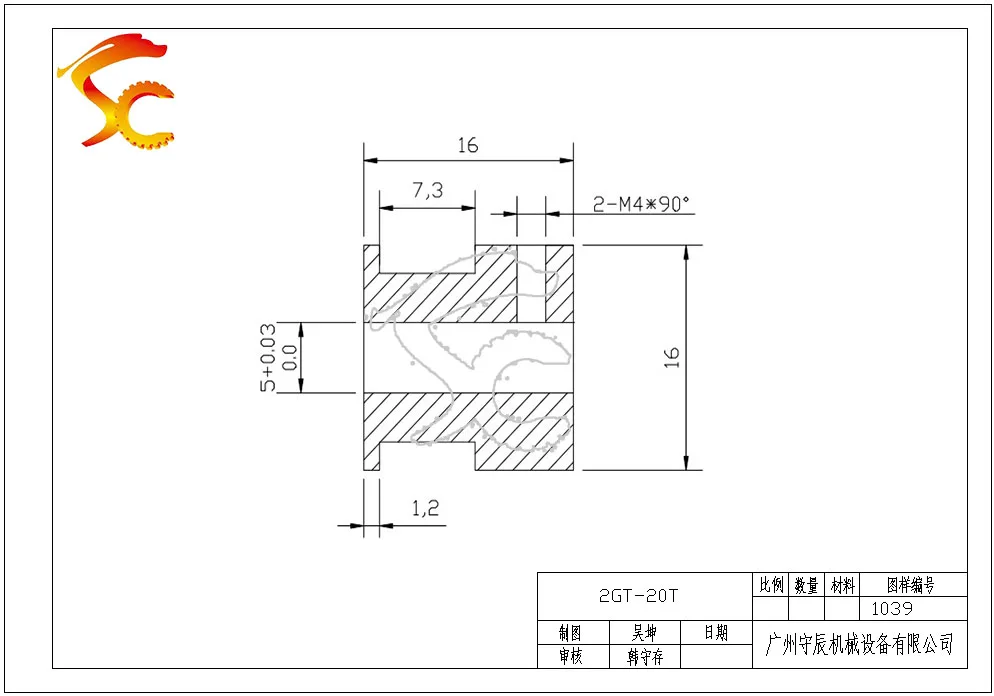 Ремень ГРМ GT2 шкив с 20 зубьями для принтера ширина 6 мм диаметр 5 168 gt2 мм|timing belt pulley