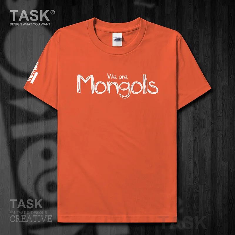 Mongolia MNG Mongol монгольский элемент мужская футболка Топ Футболка с коротким рукавом