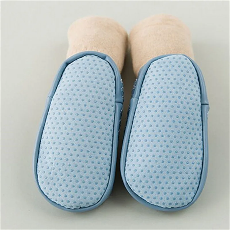 

Lawadka Newborn Cartoon Baby Socks Toddler Socks Anti-skid Leather Bottom Baby Floor Socks