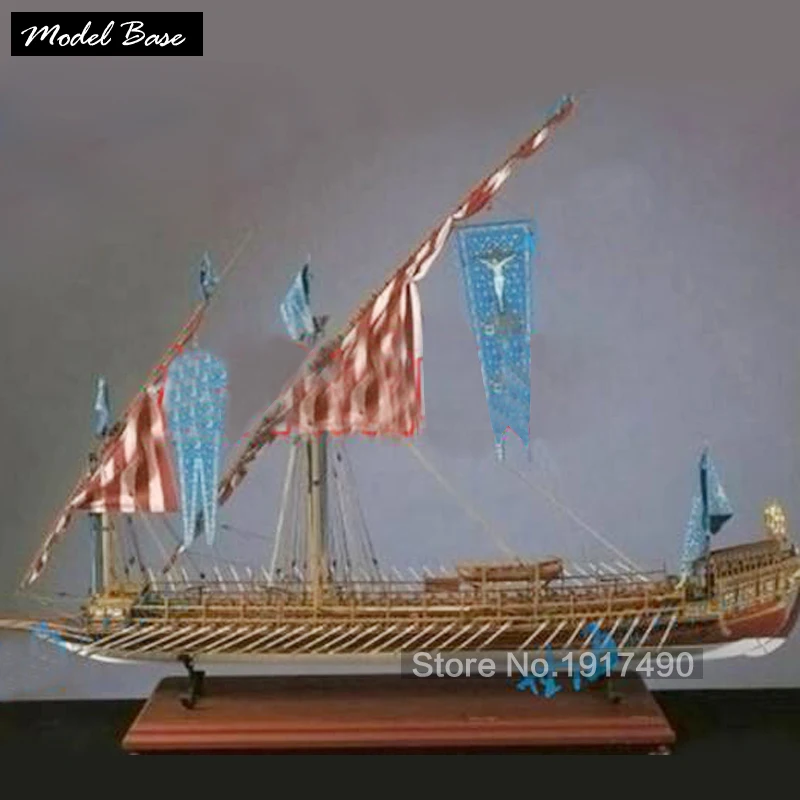 Комплекты моделей деревянных лодок Деревянные 3d весы с лазером 1/64 LA REAL Spain Laredo Yar No