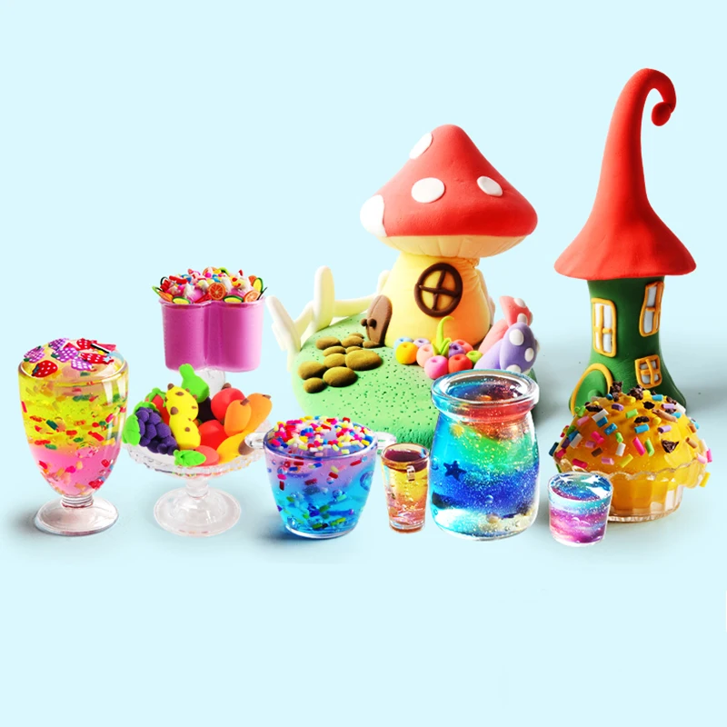Поддельные искусственные фрукты для пушистой пены поставки слаймов аксессуары