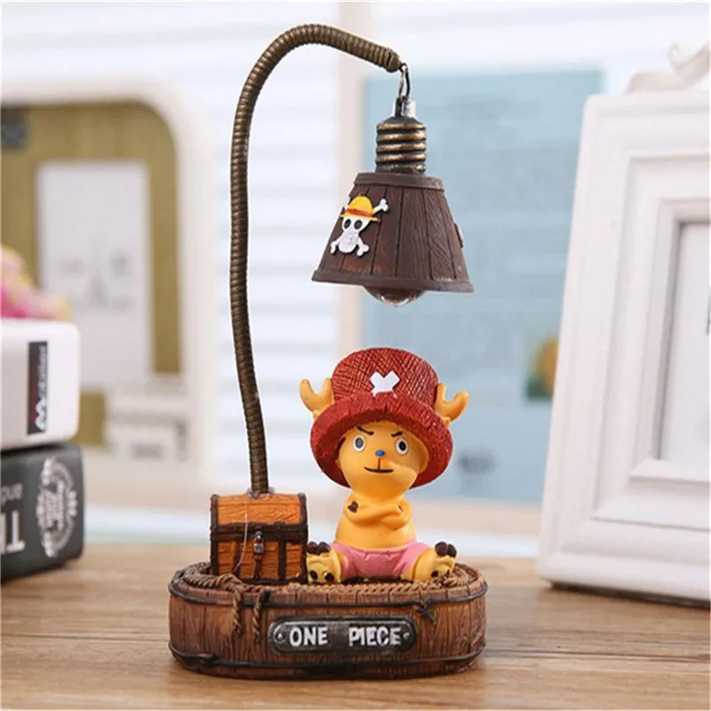Цельный ночной Светильник Luffy и Joe японские игрушки Аниме изделия из смолы