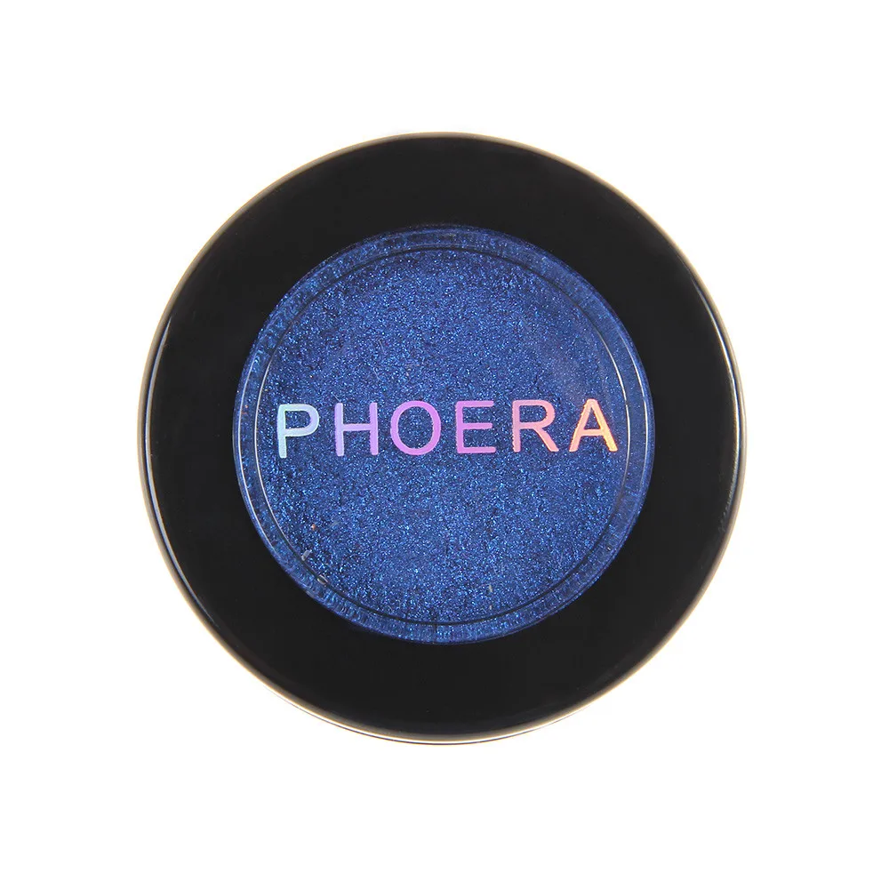 PHOERA, Новое поступление, блестящие мерцающие тени для век, одиночные тени для век, металлик, пигментированные, водонепроницаемые, макияж, тени для век, косметика