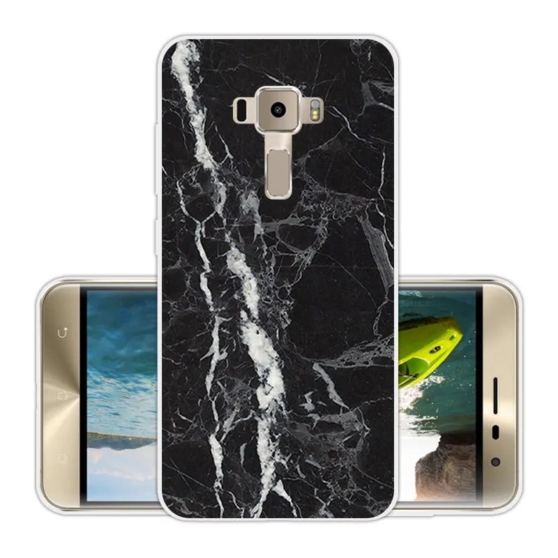for Asus Zenfone 3 ZE520KL Back Cover Clear Soft TPU Silicon Capa DIY Brick Road Phone Cases Shell |