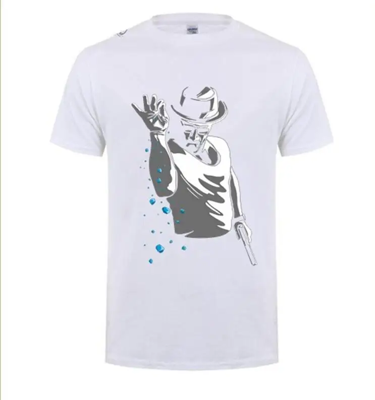 Мужская футболка с прикольным ТВ-шоу heisenберга синяя соленым сбрызгиванием