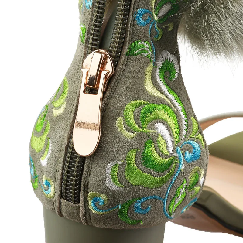 Европа 2018 женские модные летние сандалии из натуральной кожи с цветочной