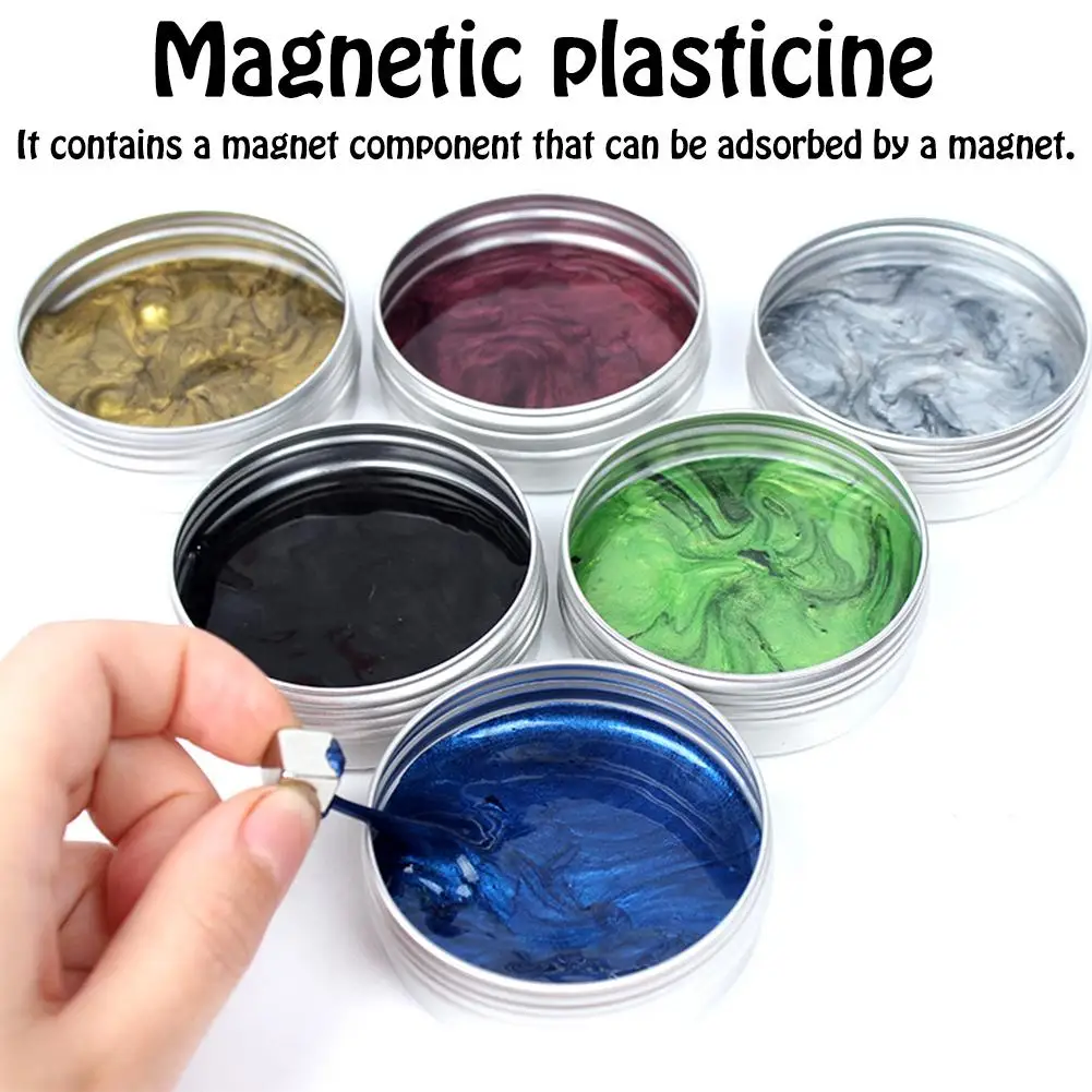 

Slime Magnetic Plasticine Engulfing Mud Magnetic Silicone Bouncing Elastic Mud Slime Supplies