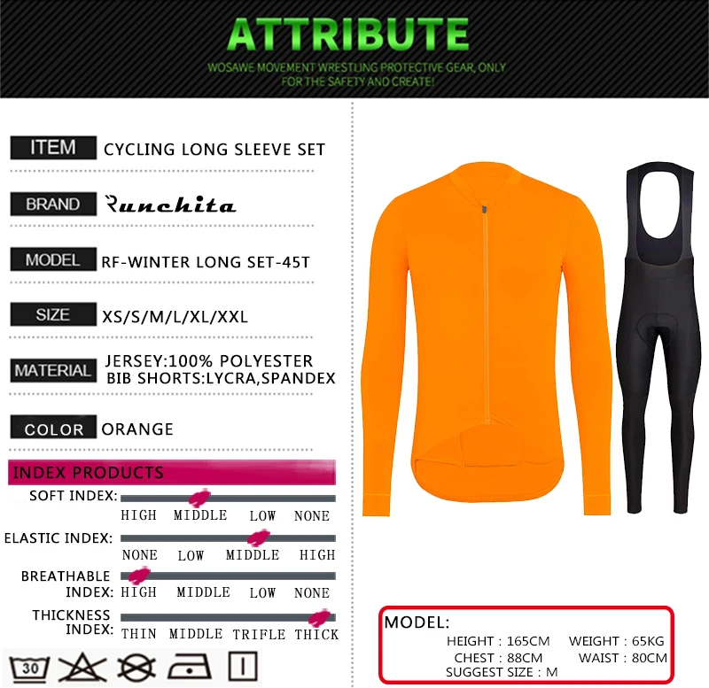 Completo ciclismo invernale Pro team зимний теплый флисовый комплект Джерси с длинным рукавом оранжевый MTB велосипед велосипедный Майо ciclismo
