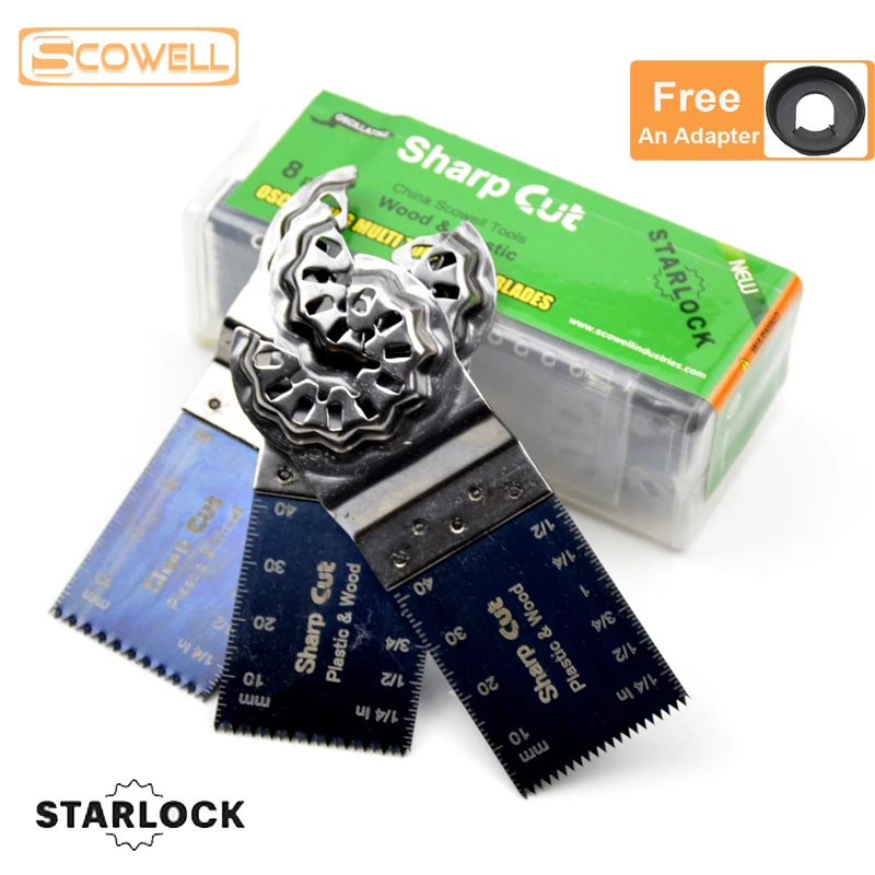30% Off 8 шт./кор. Starlock колеблющихся мульти инструмент пилы с глубоким вырезом и пильные диски для Starlock система Осциллирующие Инструменты машина