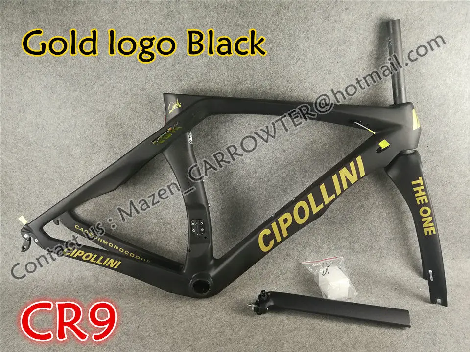 MCipollini RB1K черный блестящий велосипед, полный карбоновый дорожный велосипед Cipollini с 105 R7000 комплектом для вашего выбора - Цвет: CR9