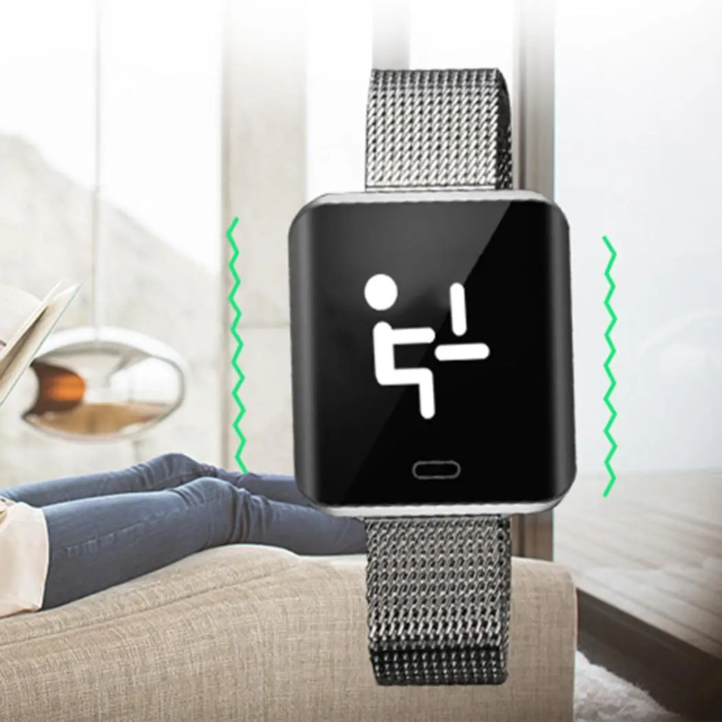Водонепроницаемый Bluetooth Смарт часы спортивные с сердцем 180 мАч 4 0 ритм монитор IP67 умный серебристый черный
