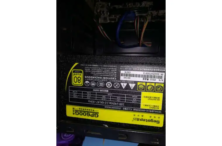 Segotep GP700P 80plus Gold PSU полный модульный блок питания Настольный ПК 600 Вт ATX 12 в активный PFC широкий диапазон 100-240 В для компьютера