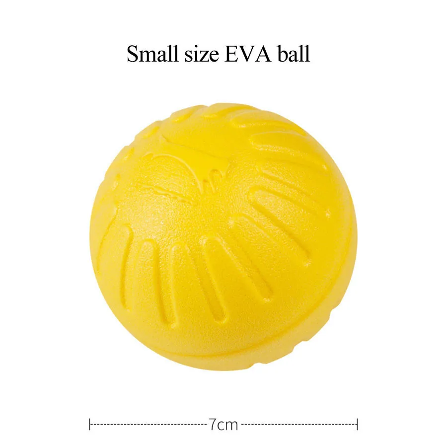 7cm ball 1 шт. EVA игрушки для собак товары для домашних животных жевательная игрушка интерактивный Съемник укус Игрушки для маленьких больших собак аксессуары для обучения продукты Apr30 - Цвет: 7cm ball