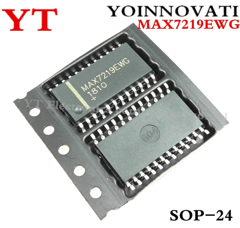 

50pcs/Lot MAX7219EWG MAX7219 7219 SOP24 IC Best Quality