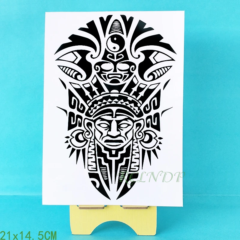 Водостойкая временная татуировка наклейка крутой женский тату флэш татуаж