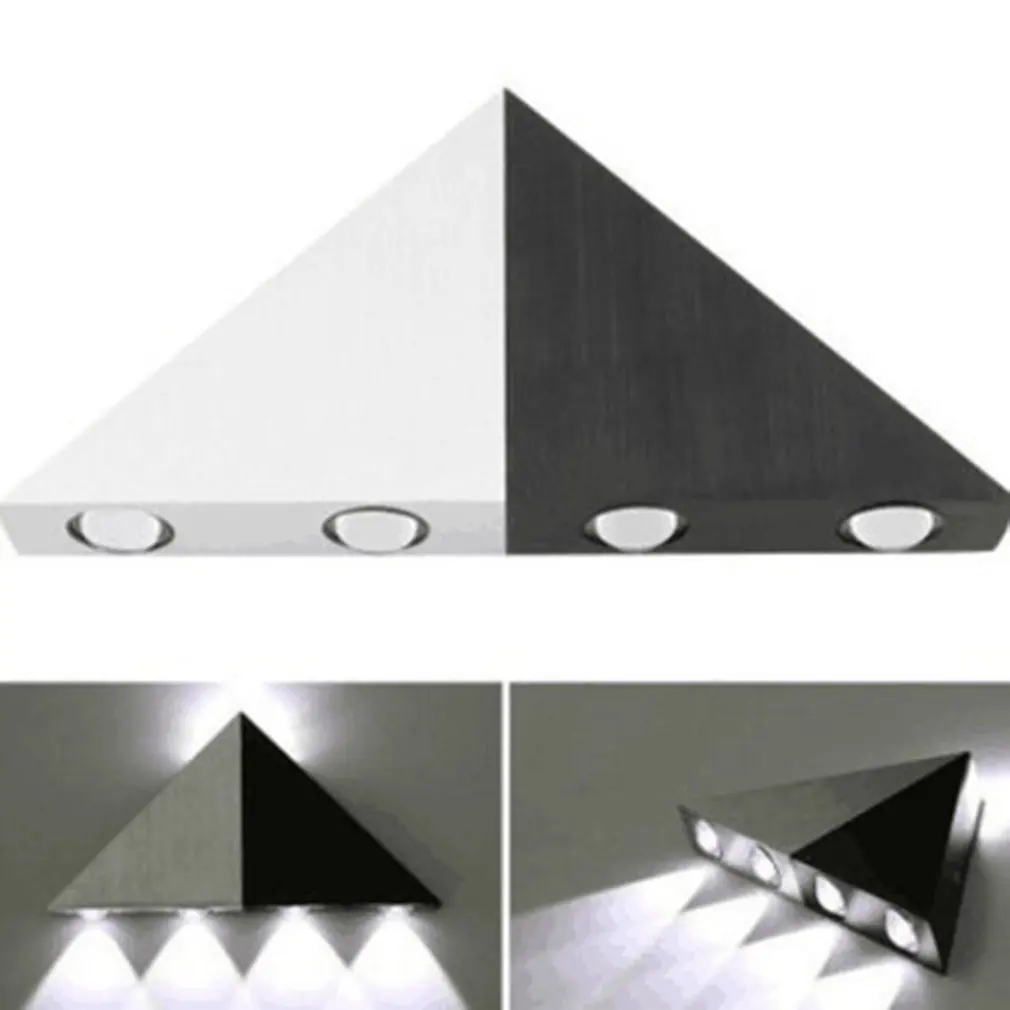 Треугольный светодиодный настенный светильник для спальни|Комнатные настенные