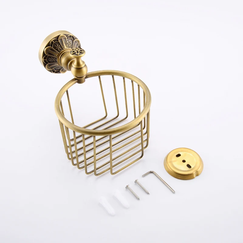 Настенное крепление для душа устойчивая к коррозии корзина мыла античная бронза