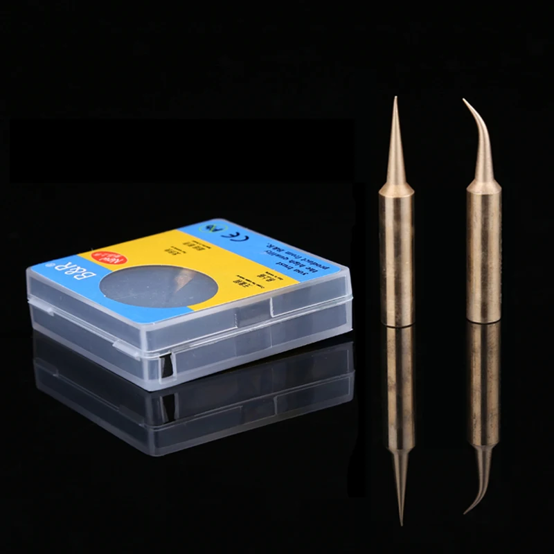 

Pure Copper Jump Wire Fly Line Soldering Iron Tips 900M-T-K 900M-T-I Lead-free For iPhone iPad Samsung PCB Repair Tools
